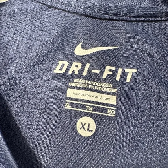 Nike Elite Syracuse Orange Basketball Dri-FIT L/S Shooter Shirt Men's XL Navy - Picture 3 of 8